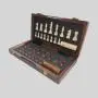 2 in 1 Magnetic Chess & Checkers Board Gift Box