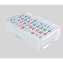 Acrylic Mahjong Set Display – Transparent Tray by D&D