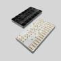 Custom Adult Dominoes Set - 28 Colored Tiles