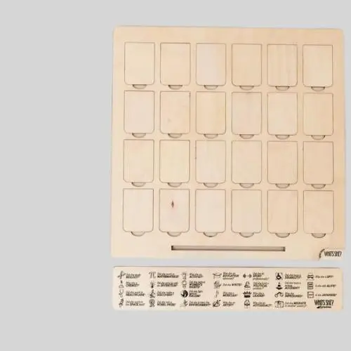 Custom Laser Cut Wooden Game Boards - Who's It, Who Am I Gifts Custom Laser Cut Wooden Game Boards - Who's It, Who Am I Gifts
