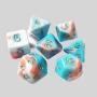 Multi Color DND Polyhedral Dice Set - 7 Pcs