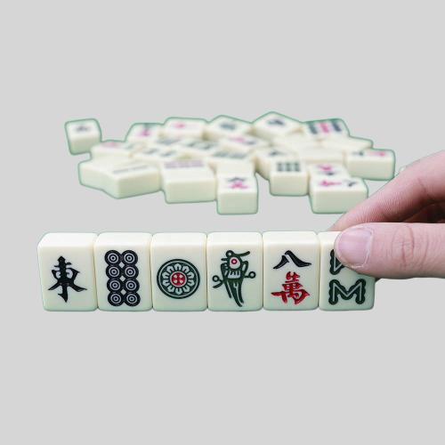 Custom 29/30mm American Mahjong Set - 144pcs Melamine Ivory