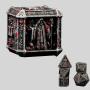 Metal Polyhedral Dice Set - D&D RPG Custom Roleplaying Dice