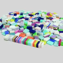 Custom Hand Painted Riichi Mahjong Tiles - Acrylic Game Set