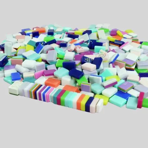 Custom Hand Painted Riichi Mahjong Tiles - Acrylic Game Set Custom Hand Painted Riichi Mahjong Tiles - Acrylic Game Set