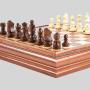 Classic 2-in-1 Wooden Chess & Checkers Game Set