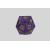 Dark purple with gold ink