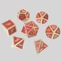 Metal Polyhedral Dice Set - Wholesale, Custom MF D1-D20