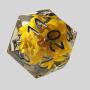 DND Resin Dice Set - 7Pcs Polyhedral Dice with Case