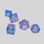 DND Polyhedral Dice Set - 7Pcs Resin Dice for RPG Games