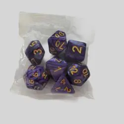 DND Dice Set - 7 Polyhedral Dice for D&D RPG Tabletop