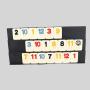 Custom Mahjong Rummy Set - Ivory Melamine Dominoes in Tin Box