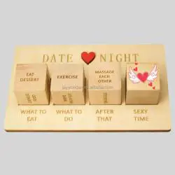 Love Decision Dice - Sexy Couple Game Box & Wall Sign