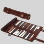 Custom PU Leather Backgammon Set - Luxury Game Board