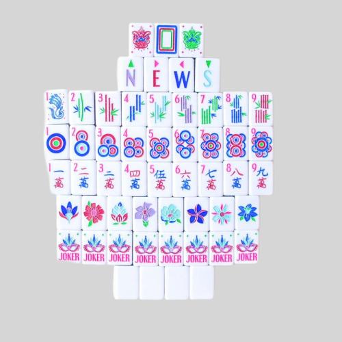 Acrylic Mahjong Tiles - Custom Japanese American Chinese Game Set