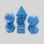 18mm Blue background with black text