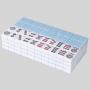 American Mahjong Tiles Set - Fully Engraved Magnetic Mahjongg Blue