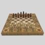 Custom Wooden Chess Set 3 in 1 Folding Board Game
