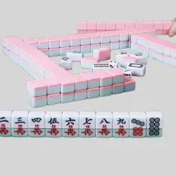 Melamine Mahjong Set - Casino Quality, Fireproof Poker Table