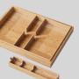 Luxury Bright Wooden Mahjong Box - 144 Set with Magnets