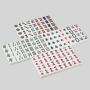 Custom White Magnetic Mahjong Set - 166 Pcs