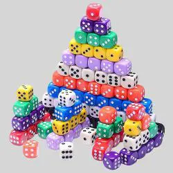 Acrylic Dice Bulk, Custom Logo DND Board Game Dice