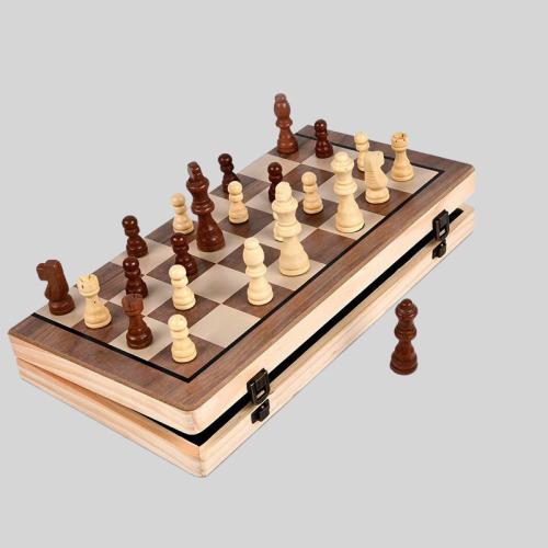 High Quality Portable Chess Set - Classic Wooden Game