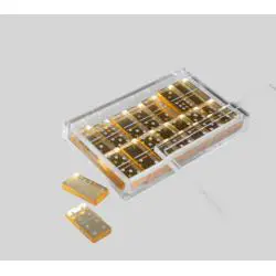 Acrylic Rummy Mahjong Tile Game Set Lucite Dominoes