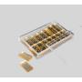 Acrylic Rummy Mahjong Tile Game Set Lucite Dominoes