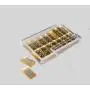 Acrylic Rummy Mahjong Tile Game Set Lucite Dominoes Acrylic Rummy Mahjong Tile Game Set Lucite Dominoes