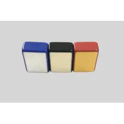 Vintage Multi-color Enrobed Mahjong Tiles Set