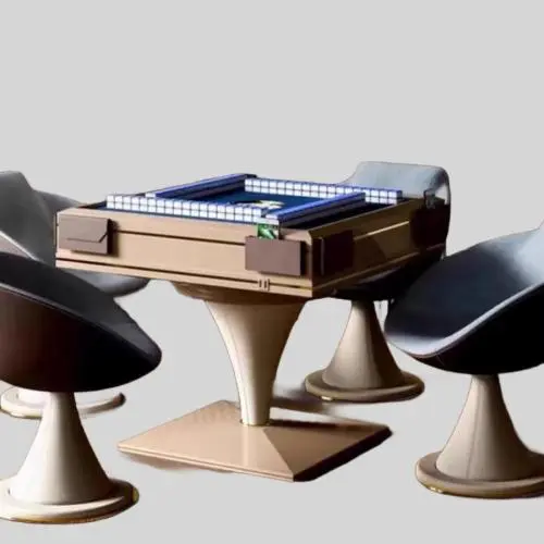Luxury Automatic Mahjong Table - Honglue Light Luxury Home Game Table