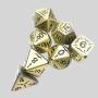 Customizable D&D Dice Set - 7pcs Metal Bulk, Personalized Logo