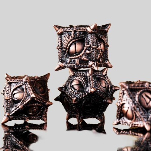 Custom Metal Dice Set - D&D RPG Dice, Wholesale