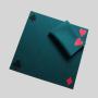 Natural Rubber Poker Mat - 4 Player Mahjong Table Mat
