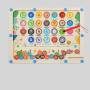 Toddler Color Number Maze Puzzle - High Five