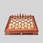Chess Set Magnetic Wooden - 2 Extra Queens