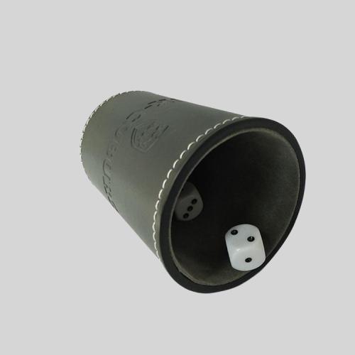 Custom Leather Dice Cup - Wholesale, Logo, Polyhedral, Lionstar LS303