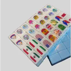 Mahjong Game Set - Custom Flag, Rectangle, Cheap