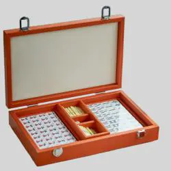 Mahjong Set PU Leather Storage Case - 166Pcs YUDA MG6