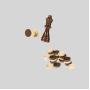 Magnetic Wooden Chess & Checkers Set - 2 in 1 Gift