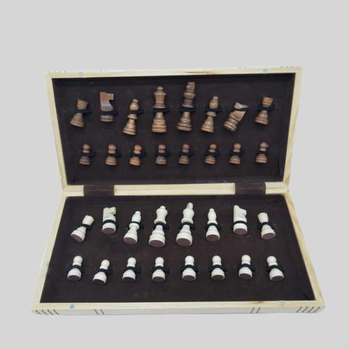 Wooden Chess Set - Magnetic Not Included