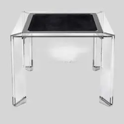 Transparent 4 Player Acrylic Chess Table