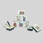 High Quality Ivory Mahjong Set - Singapore Numbered Tiles