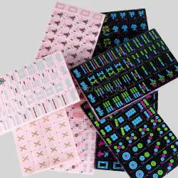 Custom Acrylic Mahjong Tiles - Family Game Set