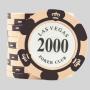 Crown Texas Hold'em Mahjong Clay Chips Set with Aluminum Case