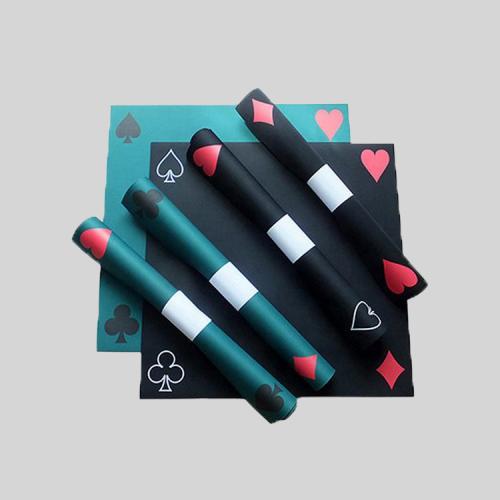 Natural Rubber Poker Mat - 4 Player Mahjong Table Mat