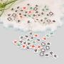 Soft Ceramic Mahjong Beads Bracelet Necklace DIY Handmade Loose Beads