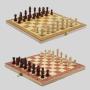 3 in 1 Chess Set Wooden Folding Game Board