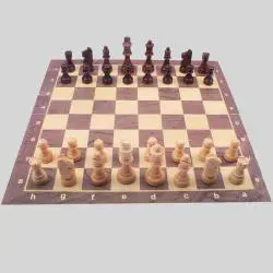 Custom Roll Up Chess Mat & Pieces Set - Wholesale
